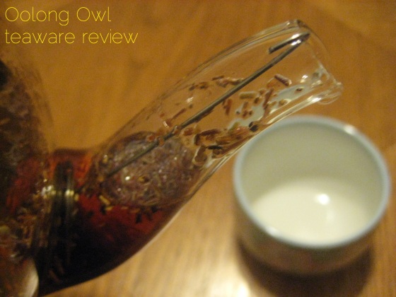 blooming glass tea pot from DavidsTea - Oolong Owl review (1)