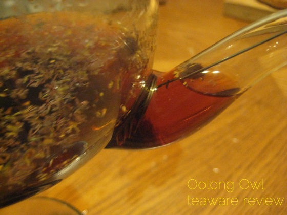 blooming glass tea pot from DavidsTea - Oolong Owl review (3)