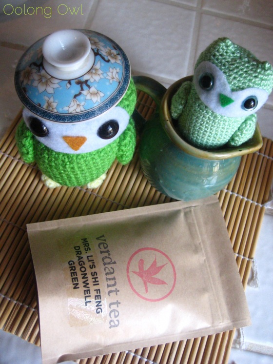 Mrs Li She Feng Dragonwell from Verdant Tea - Oolong Owl tea review (1)
