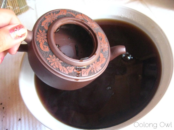 Oolong Owls THE SEASONING of yixing clay tea pot (20)